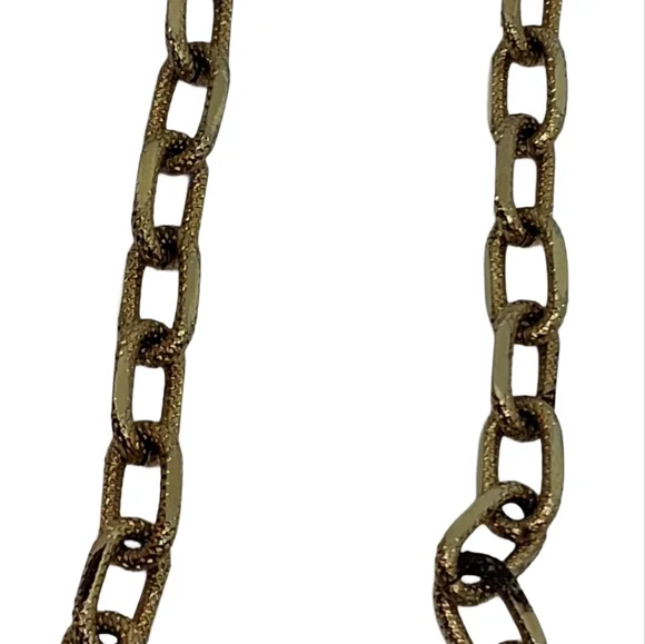 Vintage 1970s Oversized Lion Head Statement Necklace Gold Tone - Picture 7 of 11